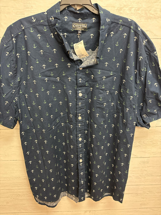Size 3X Canyon Creek Blue Mens Shirt