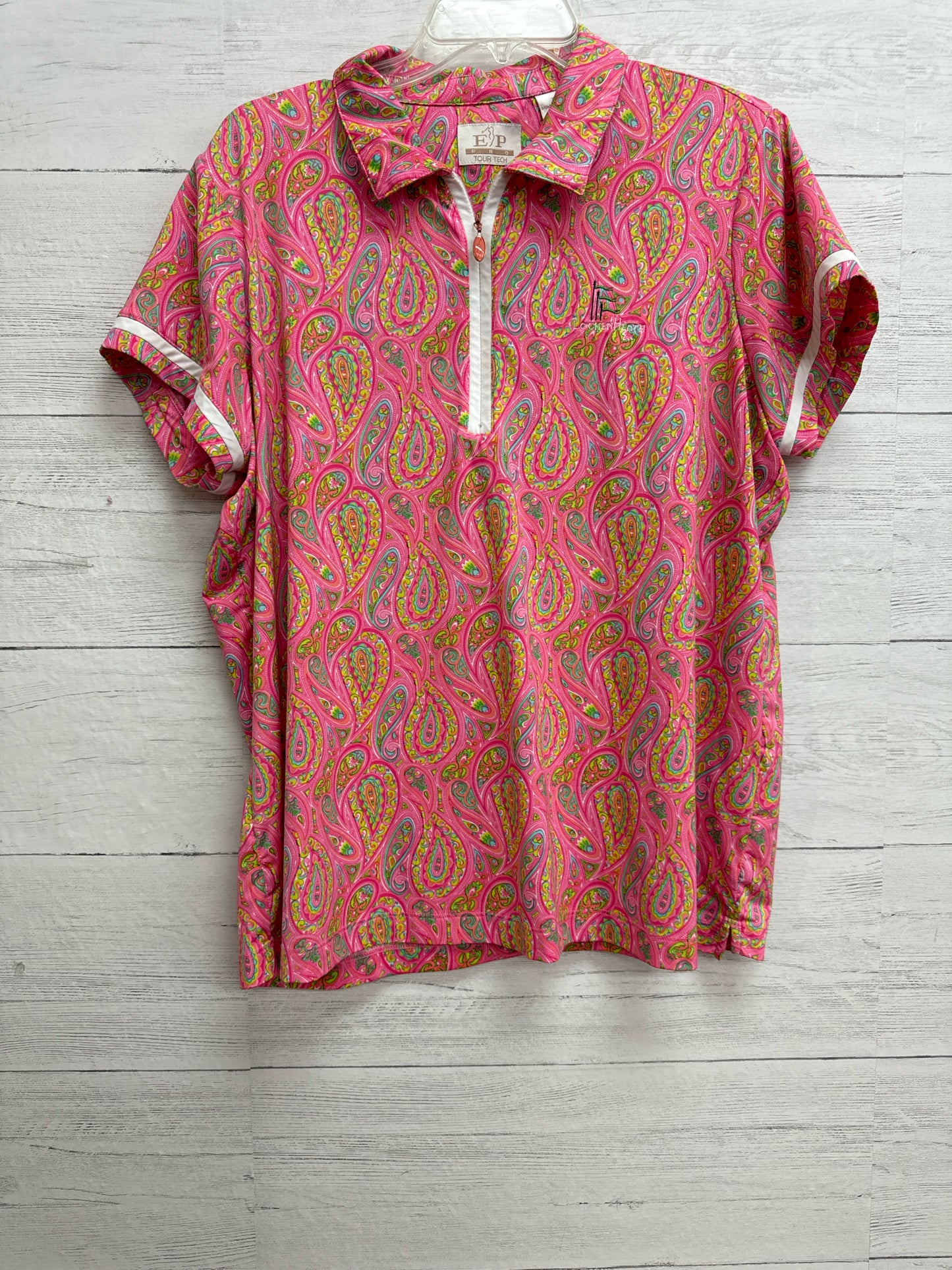 Size XXL pink/green/white Shirt