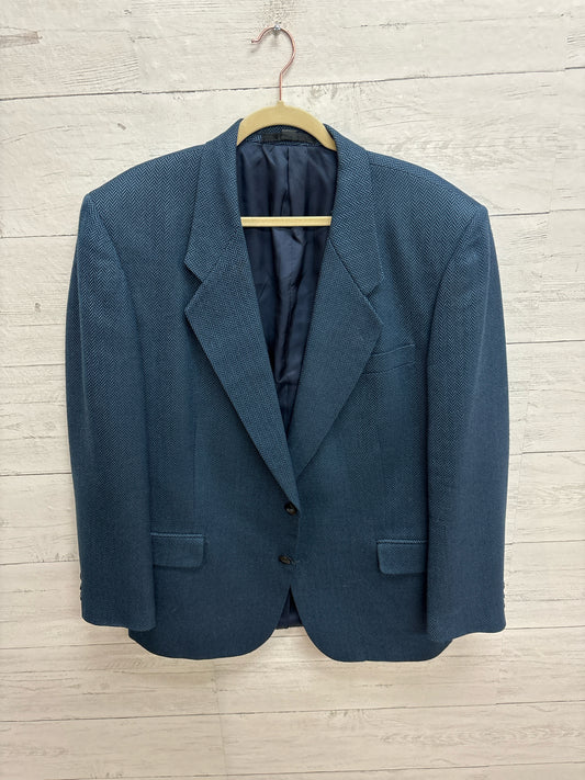 Size 44 R VANDERSONS Blue Mens Jacket