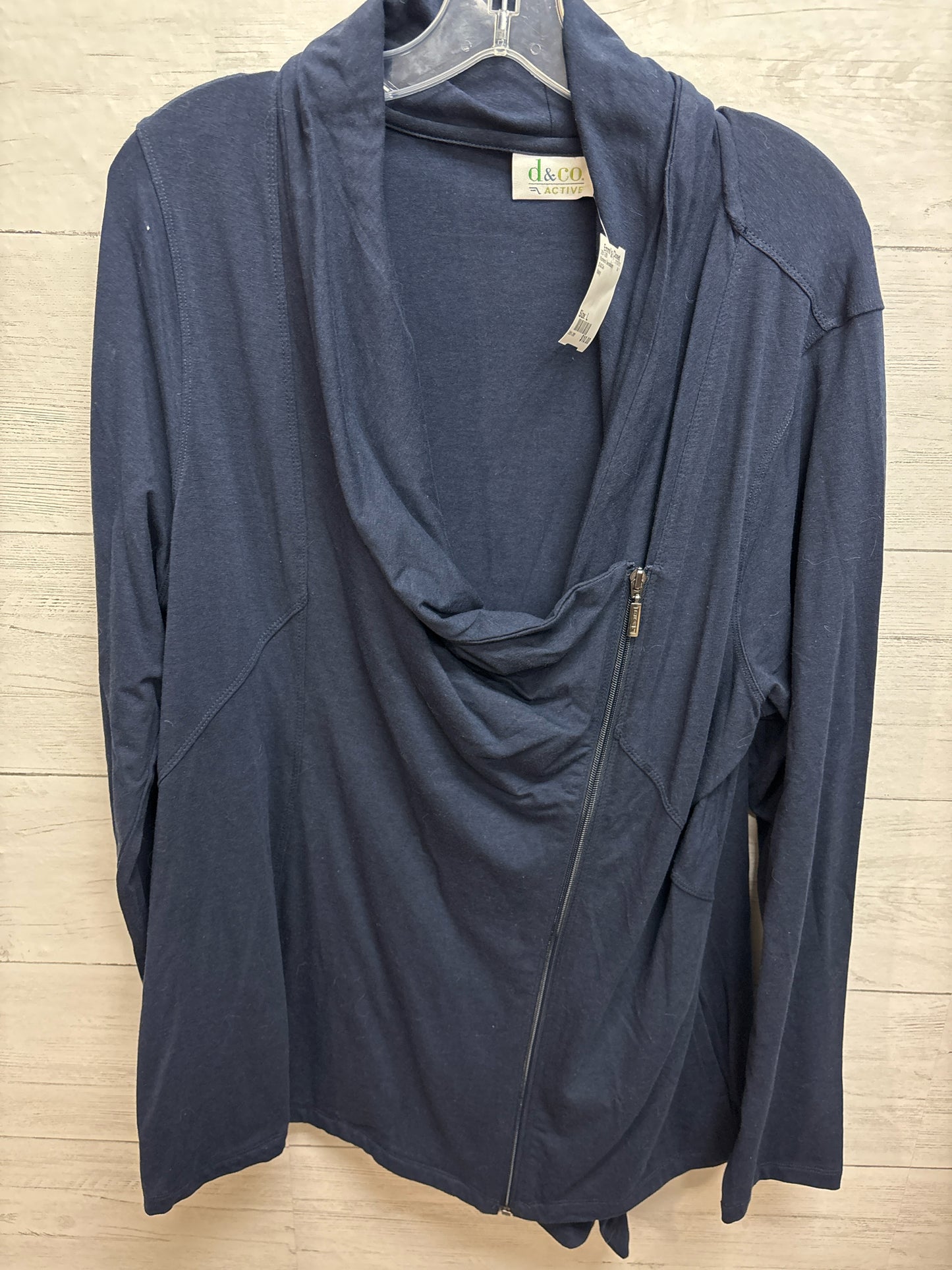 Size L D & Co Navy Womens Sweatshirt