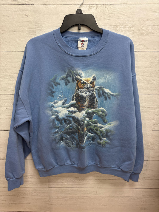 Size XL Jerzees Blue Womens Sweater