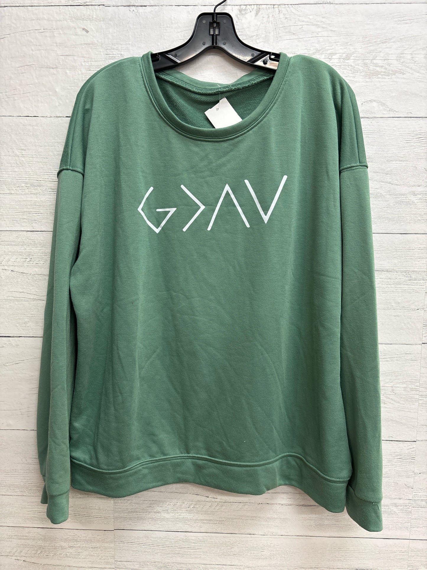 Size 3X N/A Green Womens Shirt