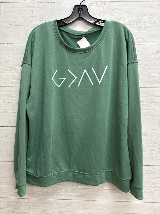Size 3X N/A Green Womens Shirt