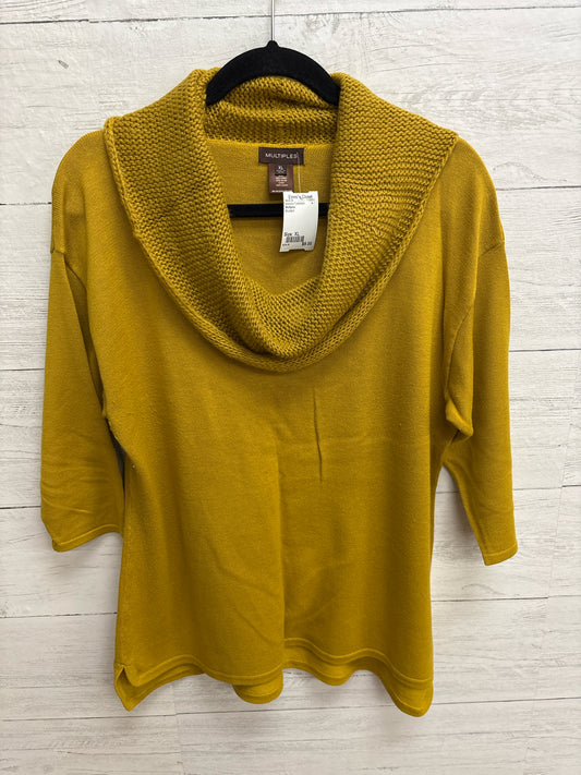 Size XL Multiples Mustard Womens Turtleneck