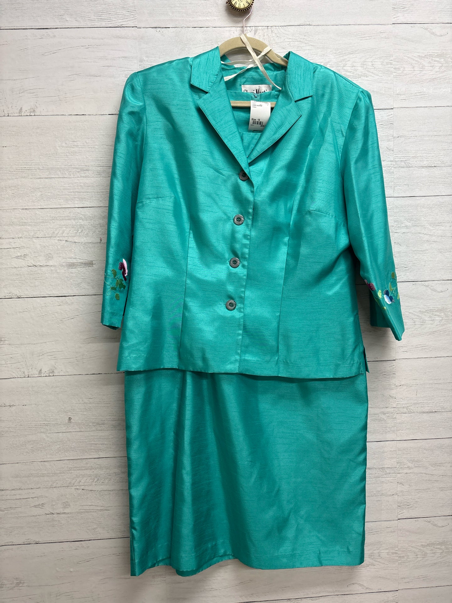 Size 16 SHERI MARTIN Green Gown