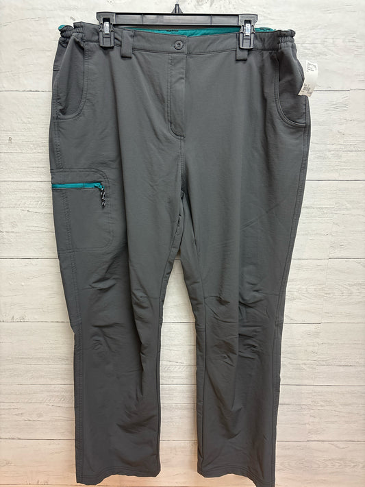 Size 12 Mountain Hardwear Grey Womens Pants