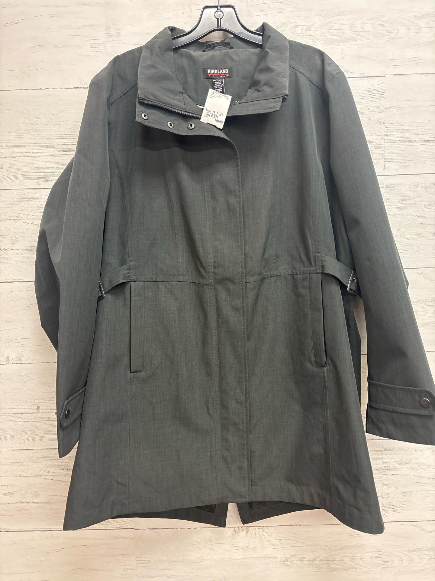 Size 1X Kirkland Grey Jacket (Outdoor)