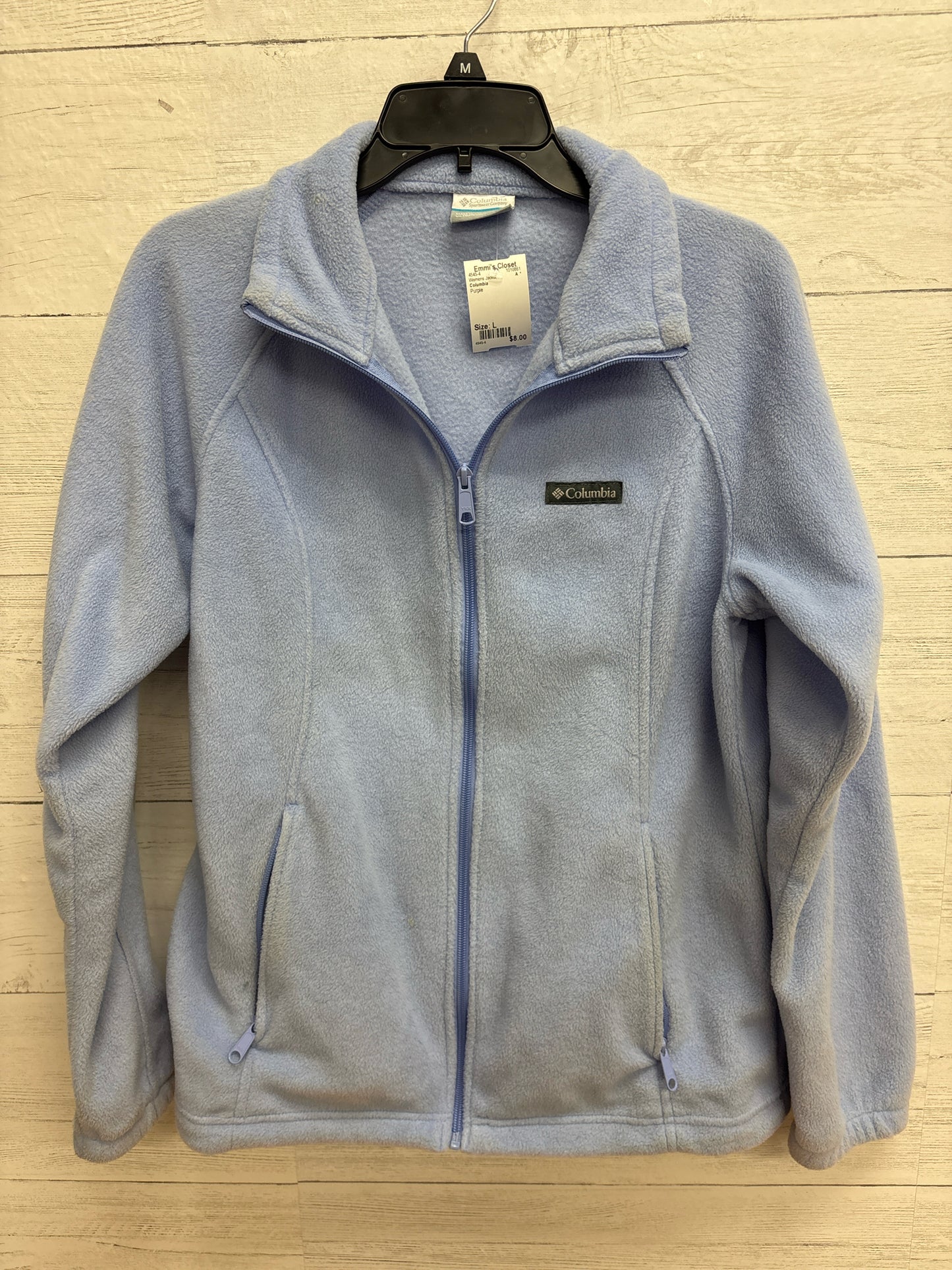 Size L Columbia Purple Womens Jacket
