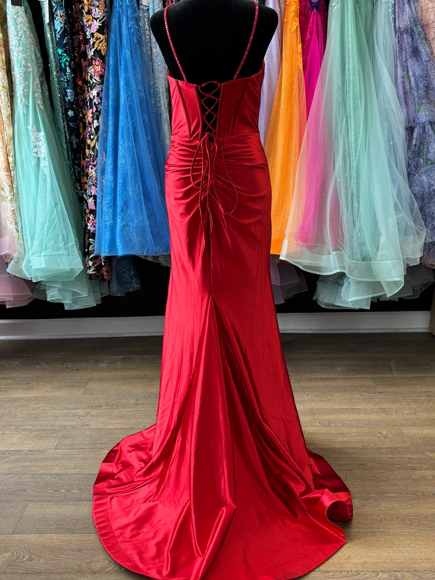 Size 6 Emmi's Elegance Red Gown