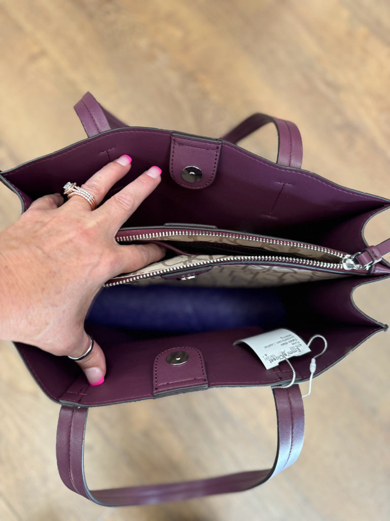 Calvin Klein purple/brown Purse