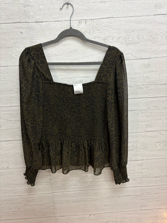 Size XL Nine West Green Womens Shirt