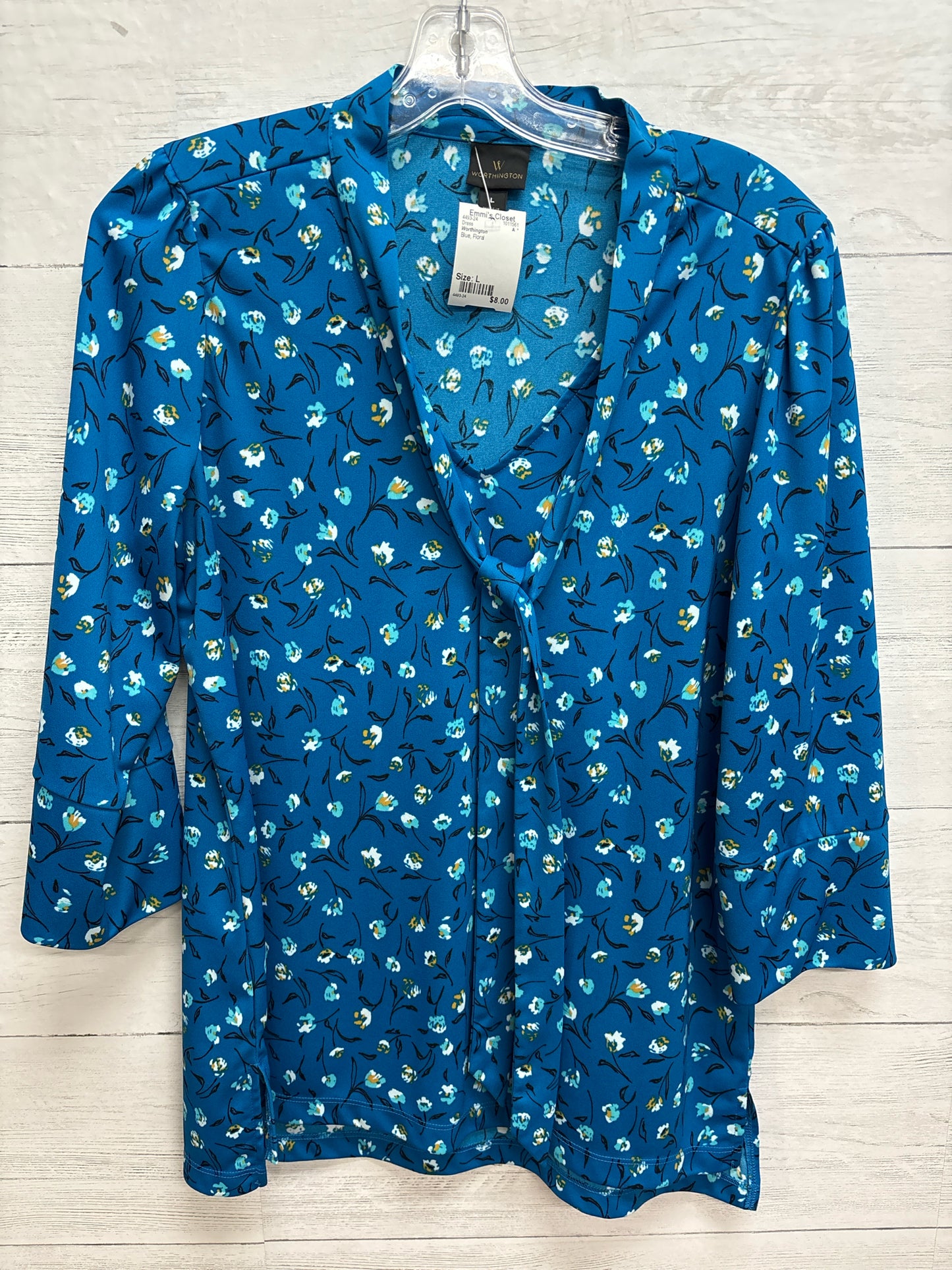 Size L Worthington Blue Dress