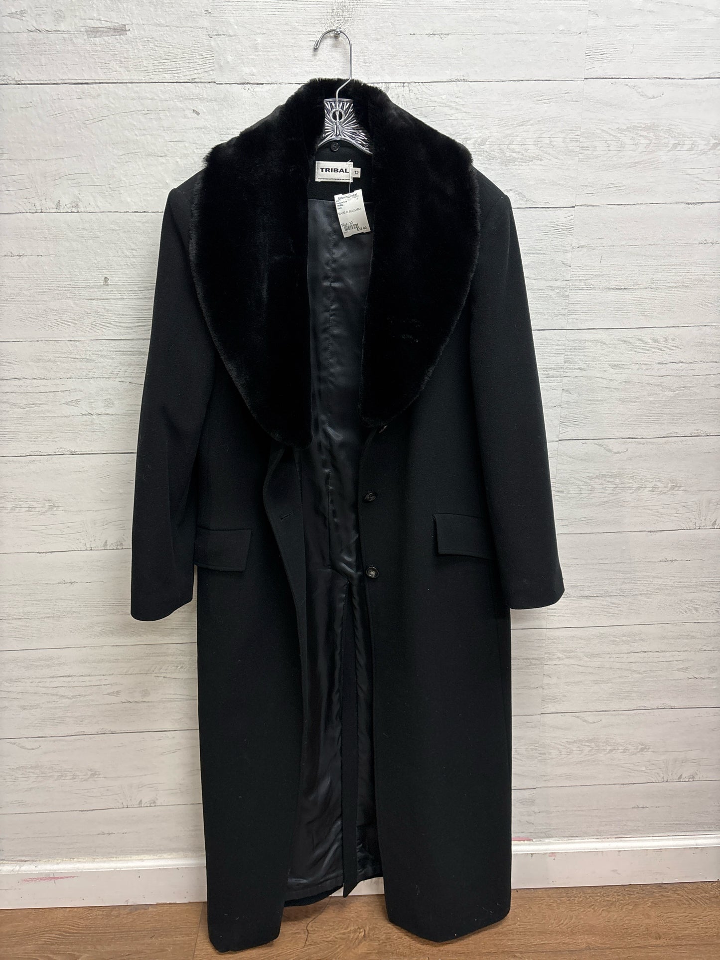 Size 12 TRIBAL Black Womens Coat