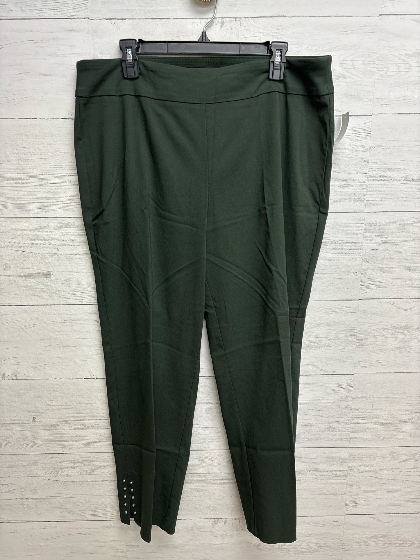 Size 16 Roz&Ali Green Womens Dresspants