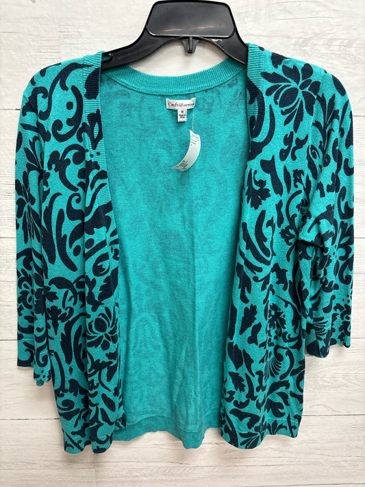 Size M Croft & Barrow Teal Womens Cardigan