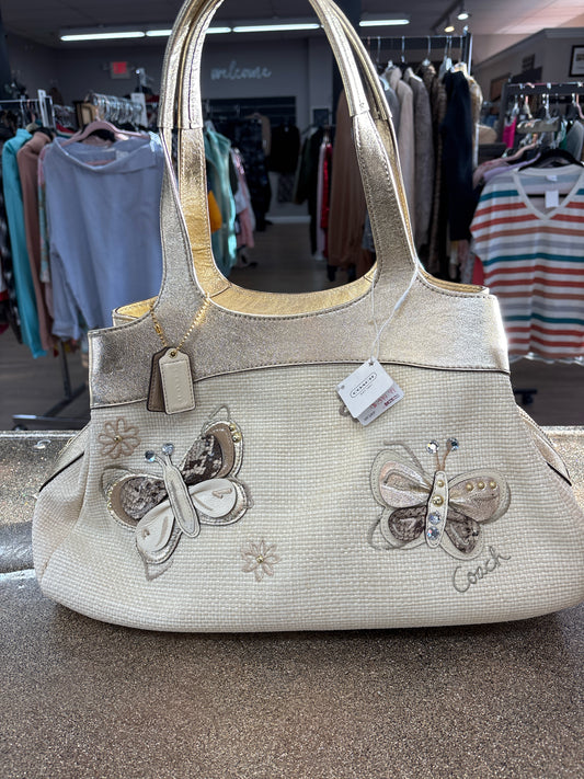Coach Cream Purse