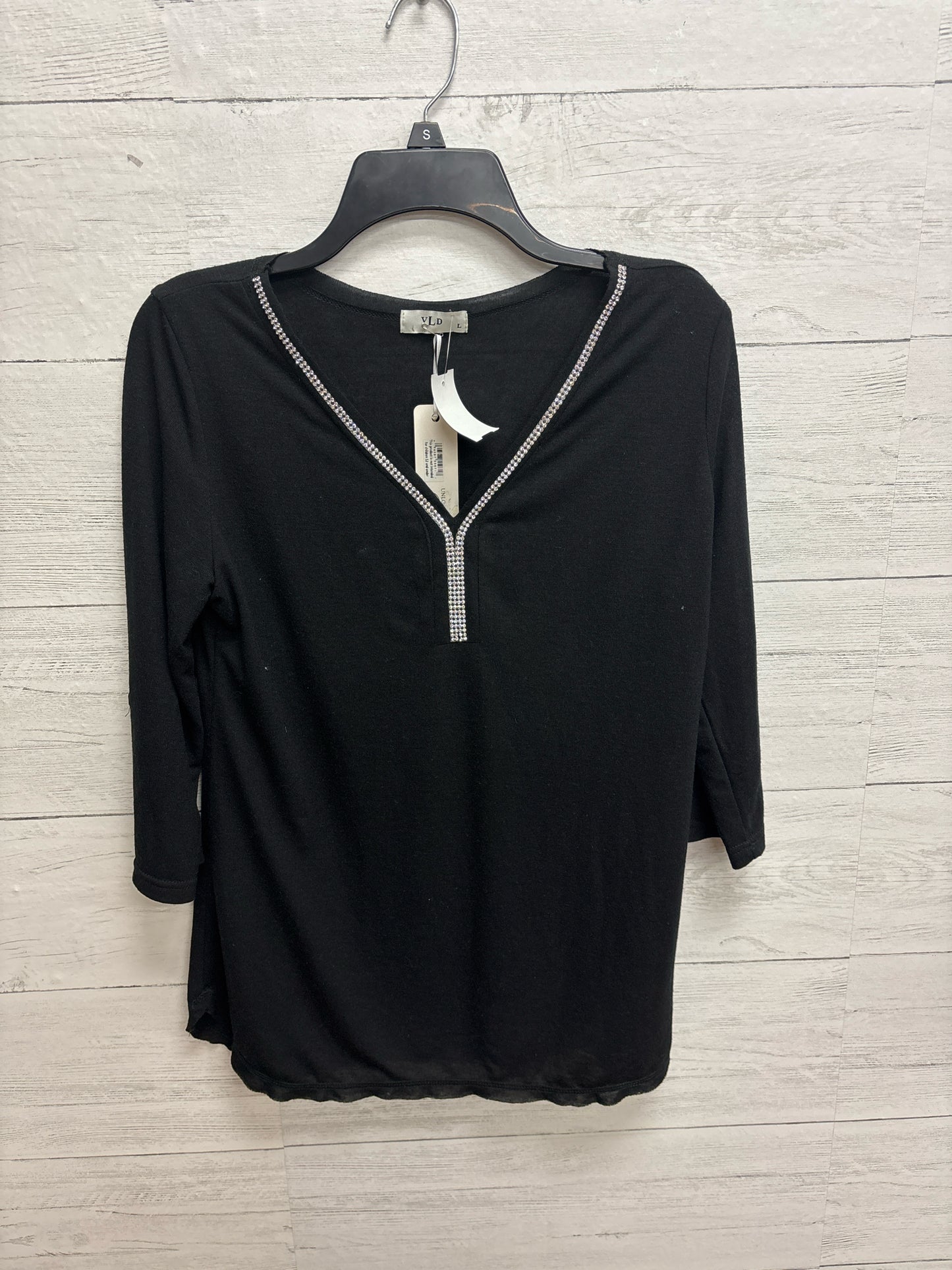 Size L VLD Black Womens Shirt