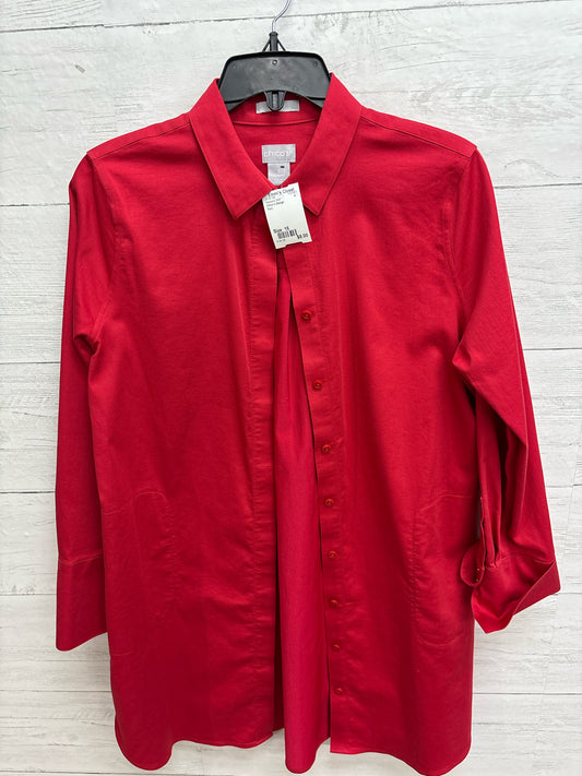 Size 16 Chico's Design Red Womens Shirt