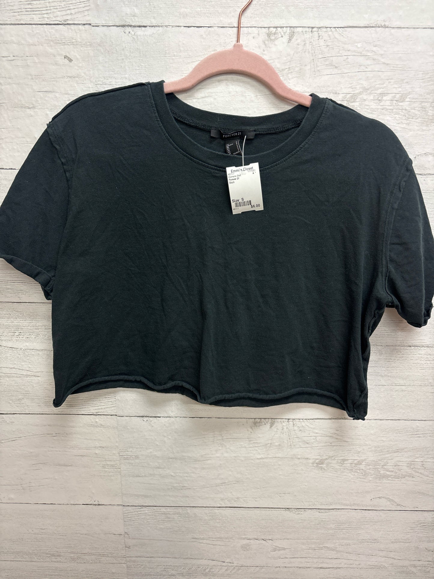 Size S Forever 21 Black Womens Shirt