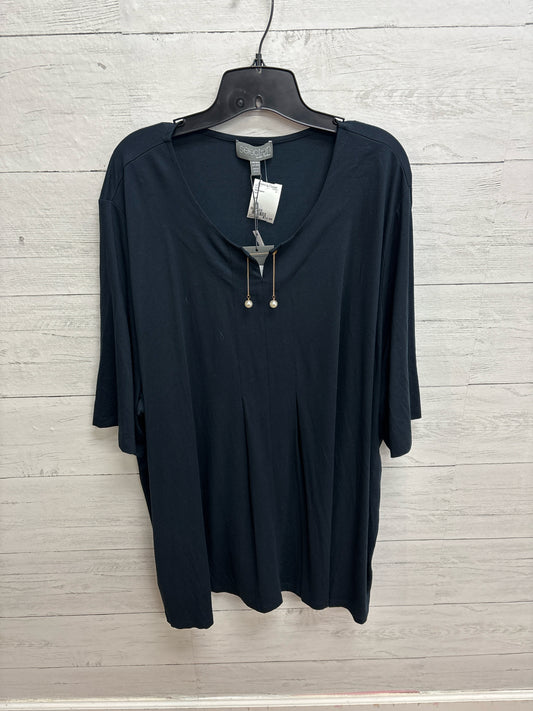 Size 3X Ulla Popken Navy Shirt