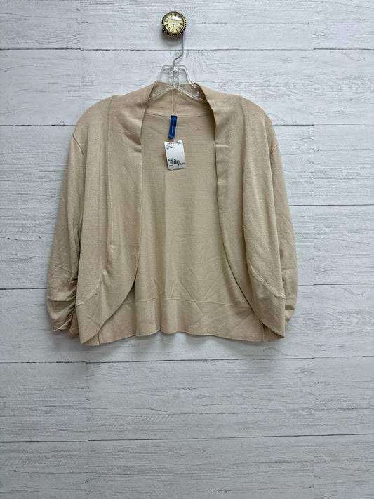 Size XL Falls Creek Tan Cardigan