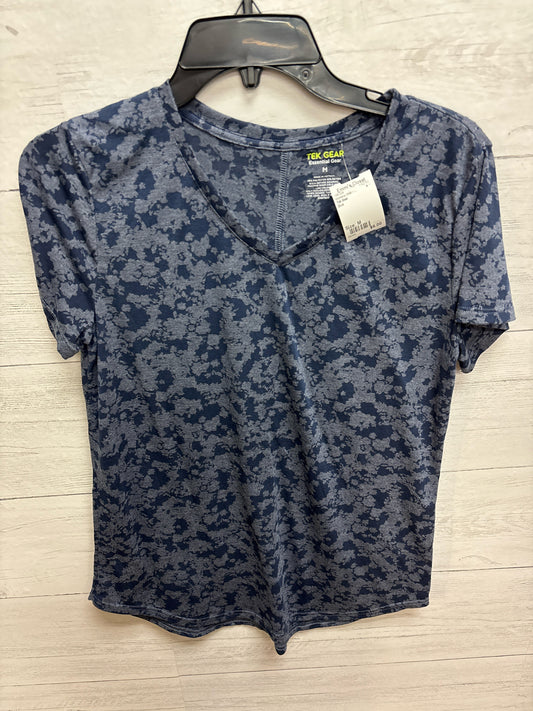 Size M Tek Gear Blue Womens Shirt