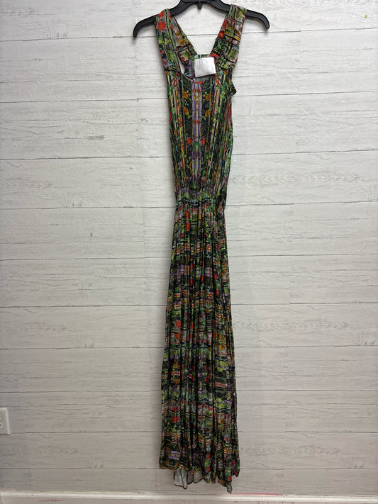 Size M/L MEG Green Print Dress