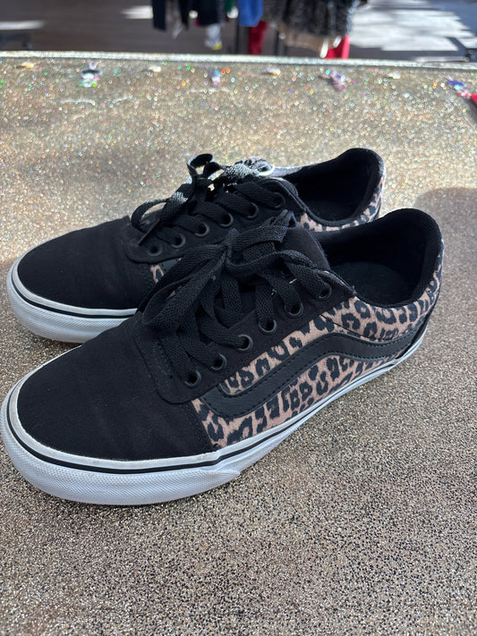 7 Vans Black Womens Shoe