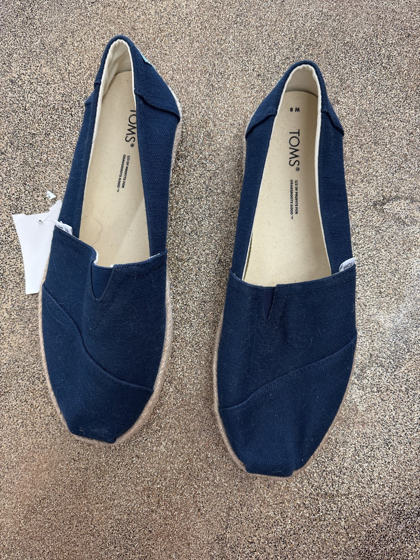 8 Toms Blue Shoe