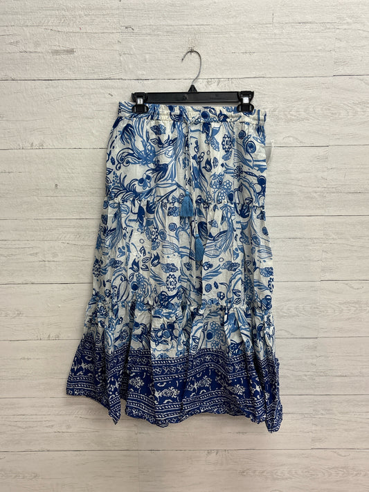 Size M Faith of Love Blue/White Skirt