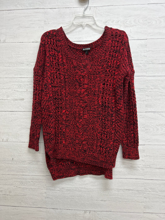 Size XS Express Red/black Sweater