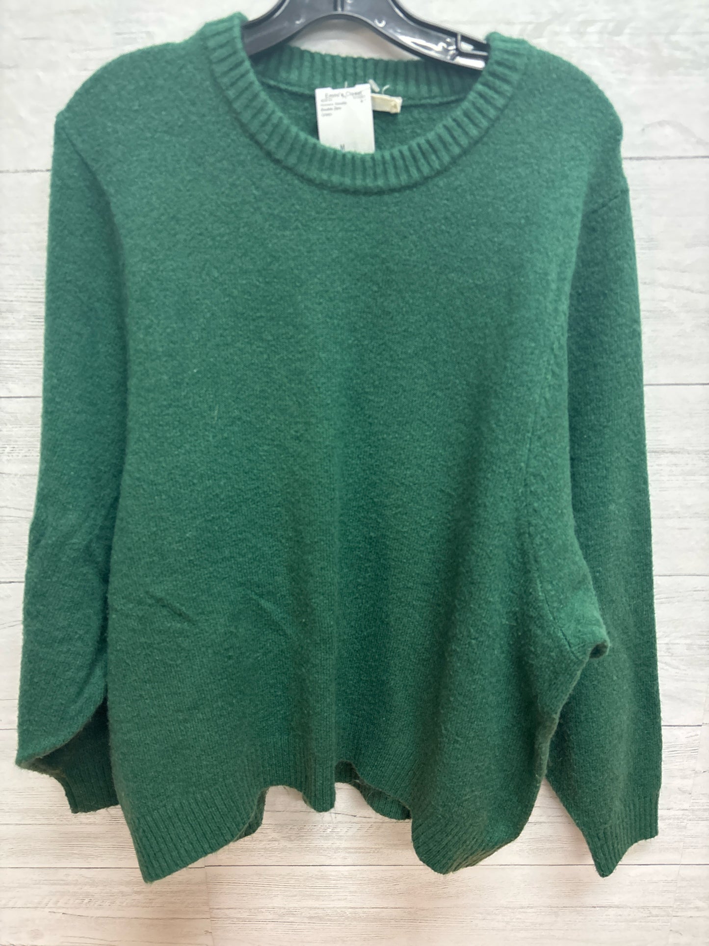 Size M Double Zero Green Womens Sweater