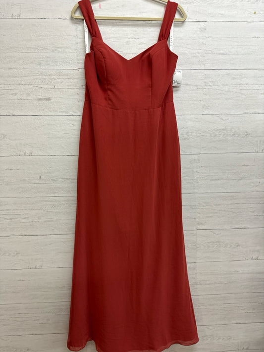 Size 12 AZAZIE Rust Gown