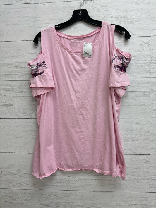 Size L Women Within Pink Shirt