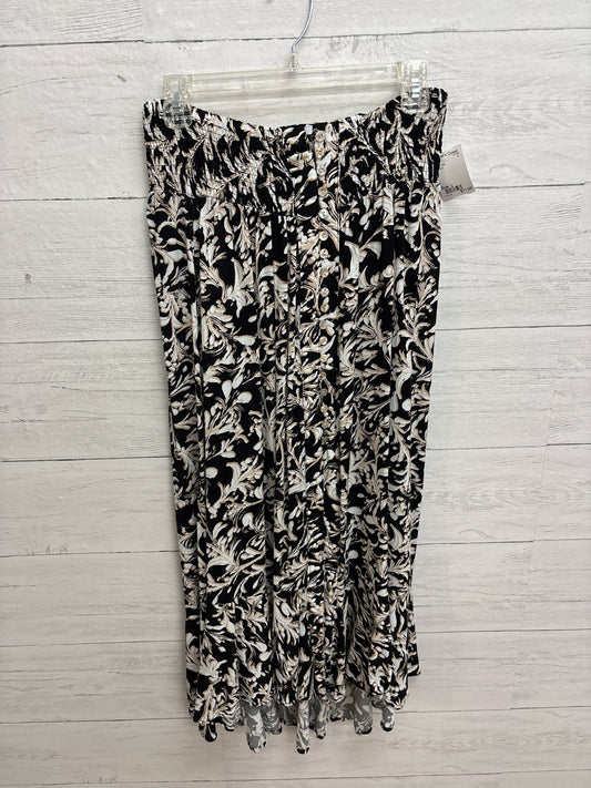 Size L Rachel Zoe black/tan Skirt
