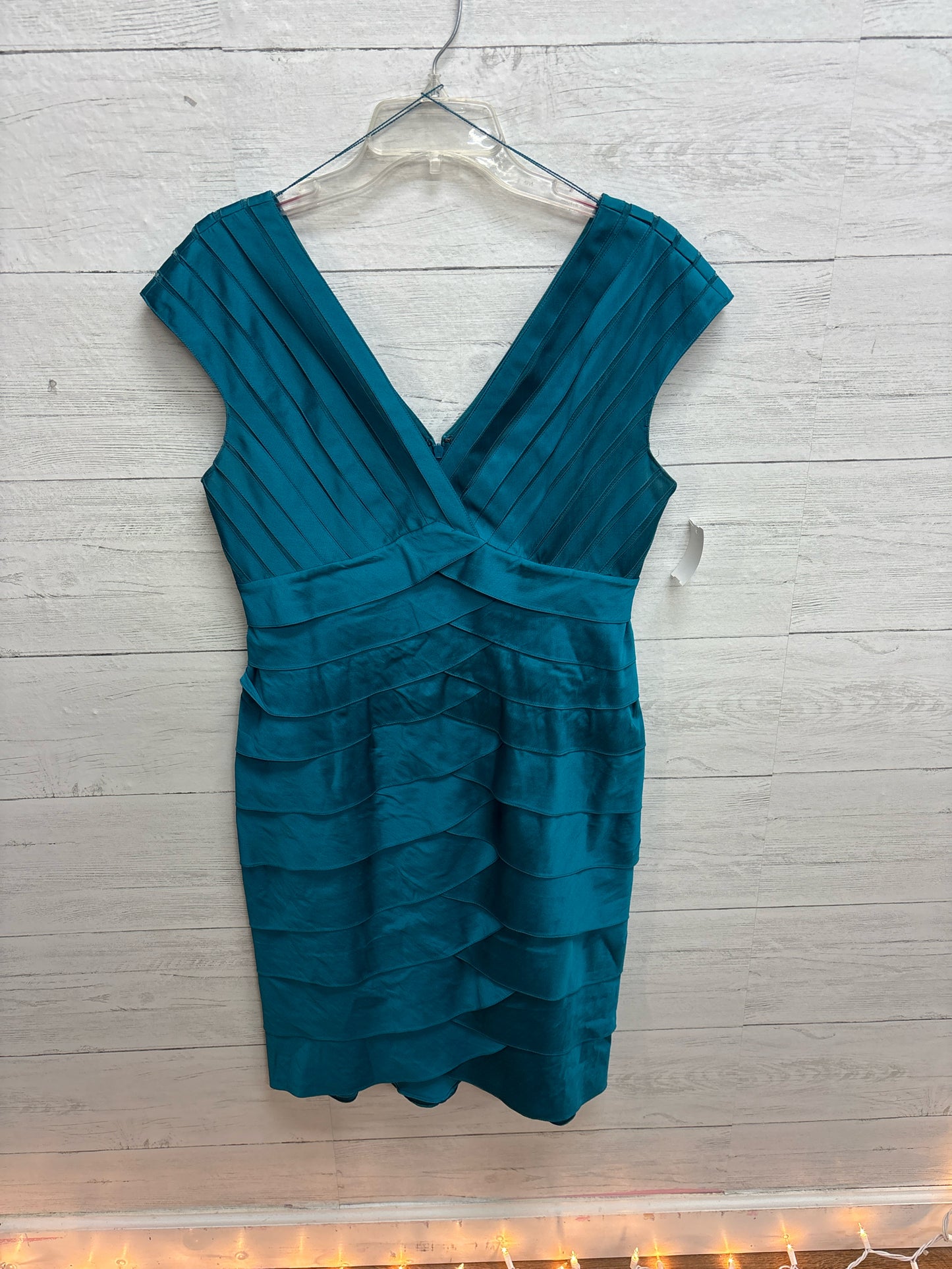 Size 12 Adrianna Papell Teal Dress