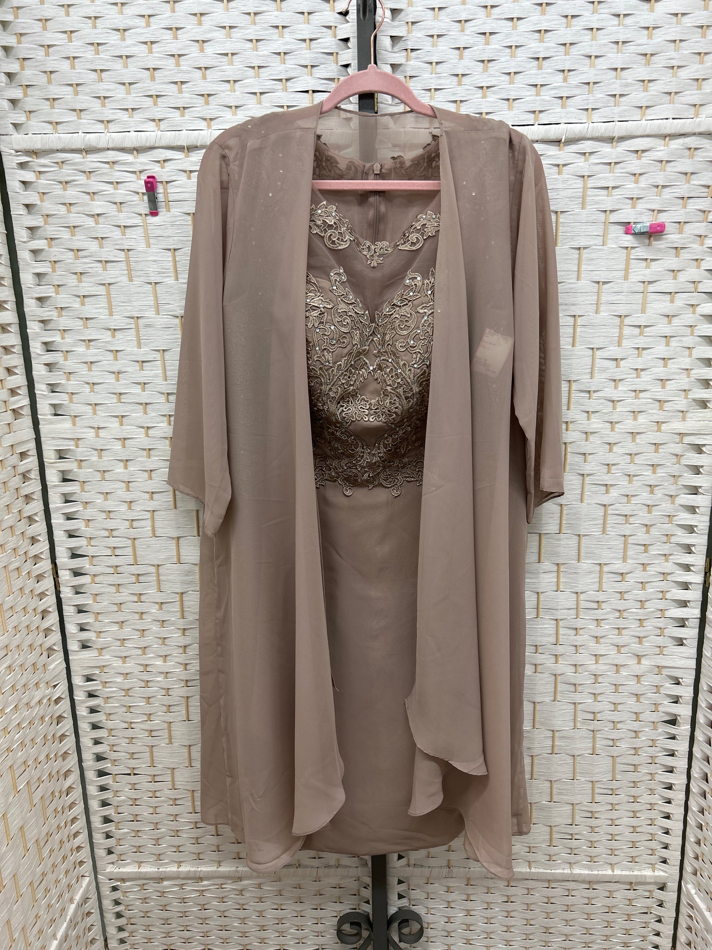 Size 16 Taupe Gown