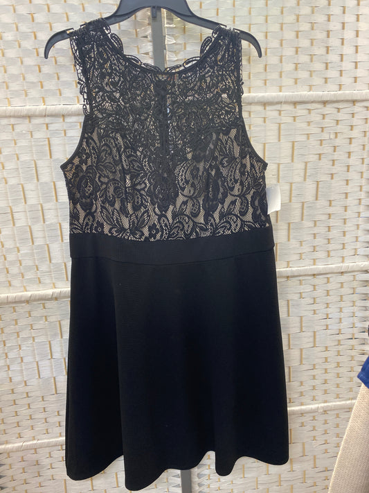 Size 2/3 black/nude Gown