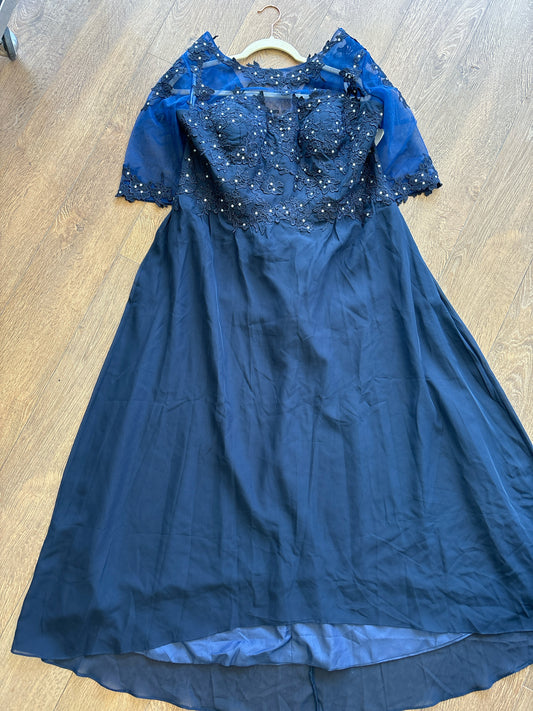 Size 18 Navy Gown