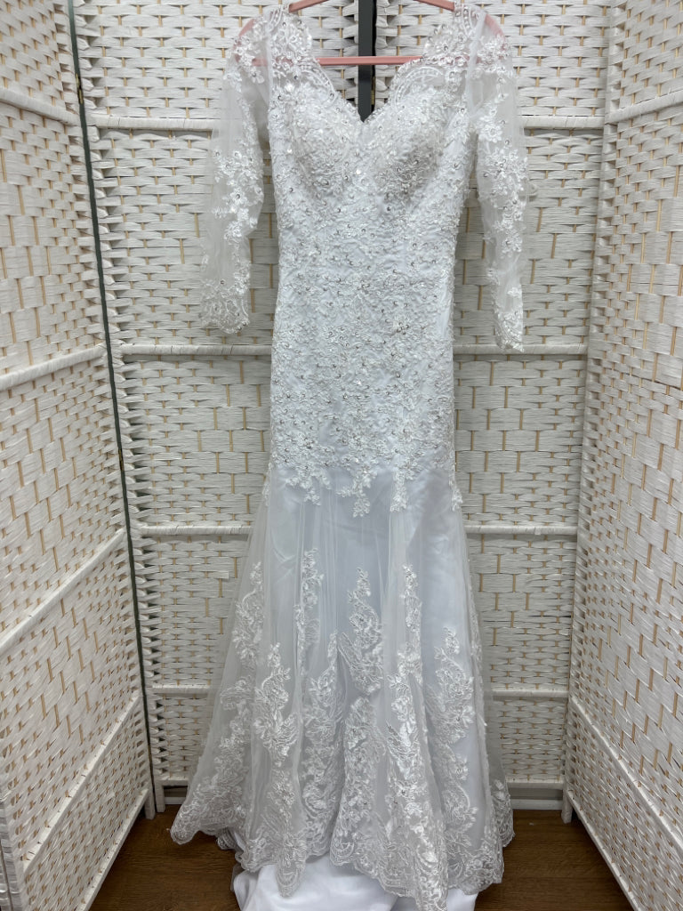 Size 6 Bridess White Gown