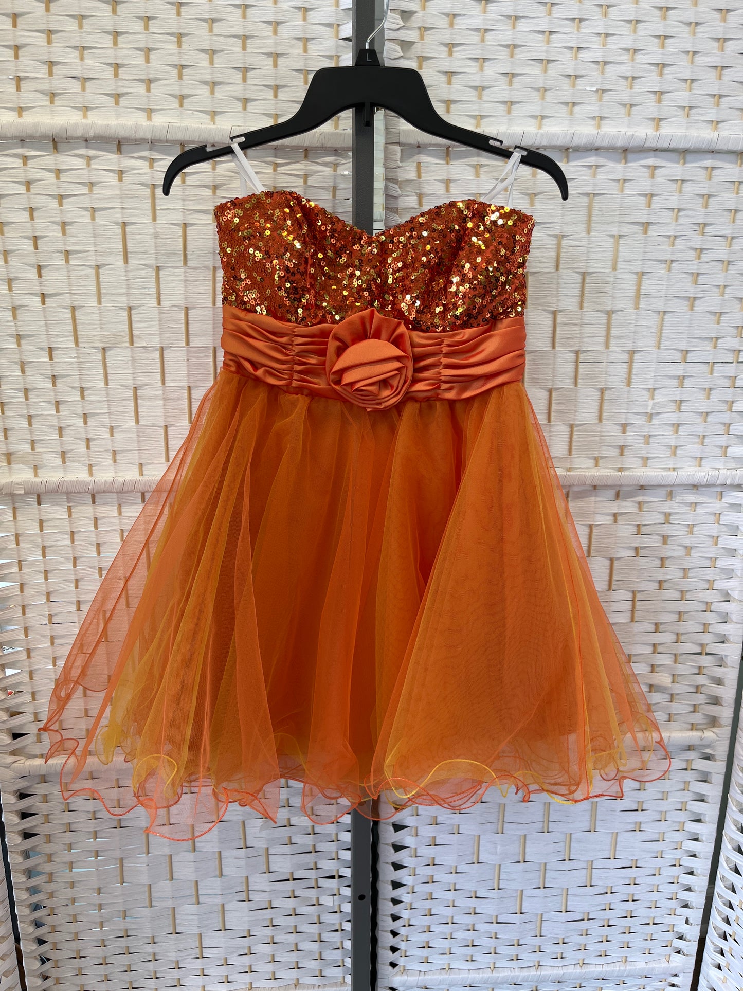 Size 9 Speechless Orange Gown