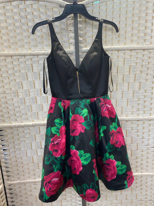 Size 6 Sherri Hill Black Gown