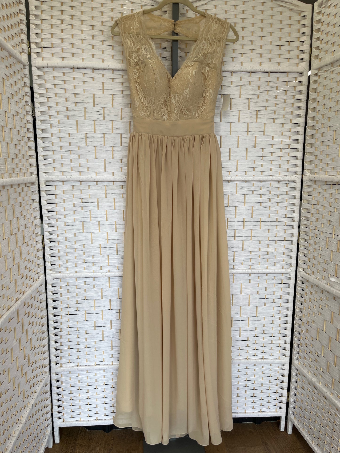 Size 8 Beige Gown