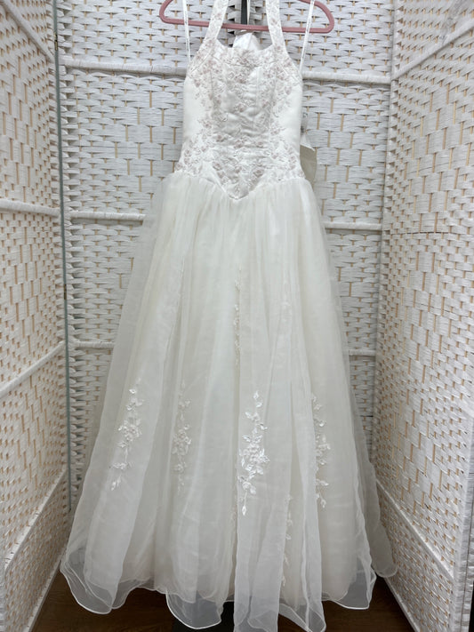 Size 8 Michaelangelo White Gown