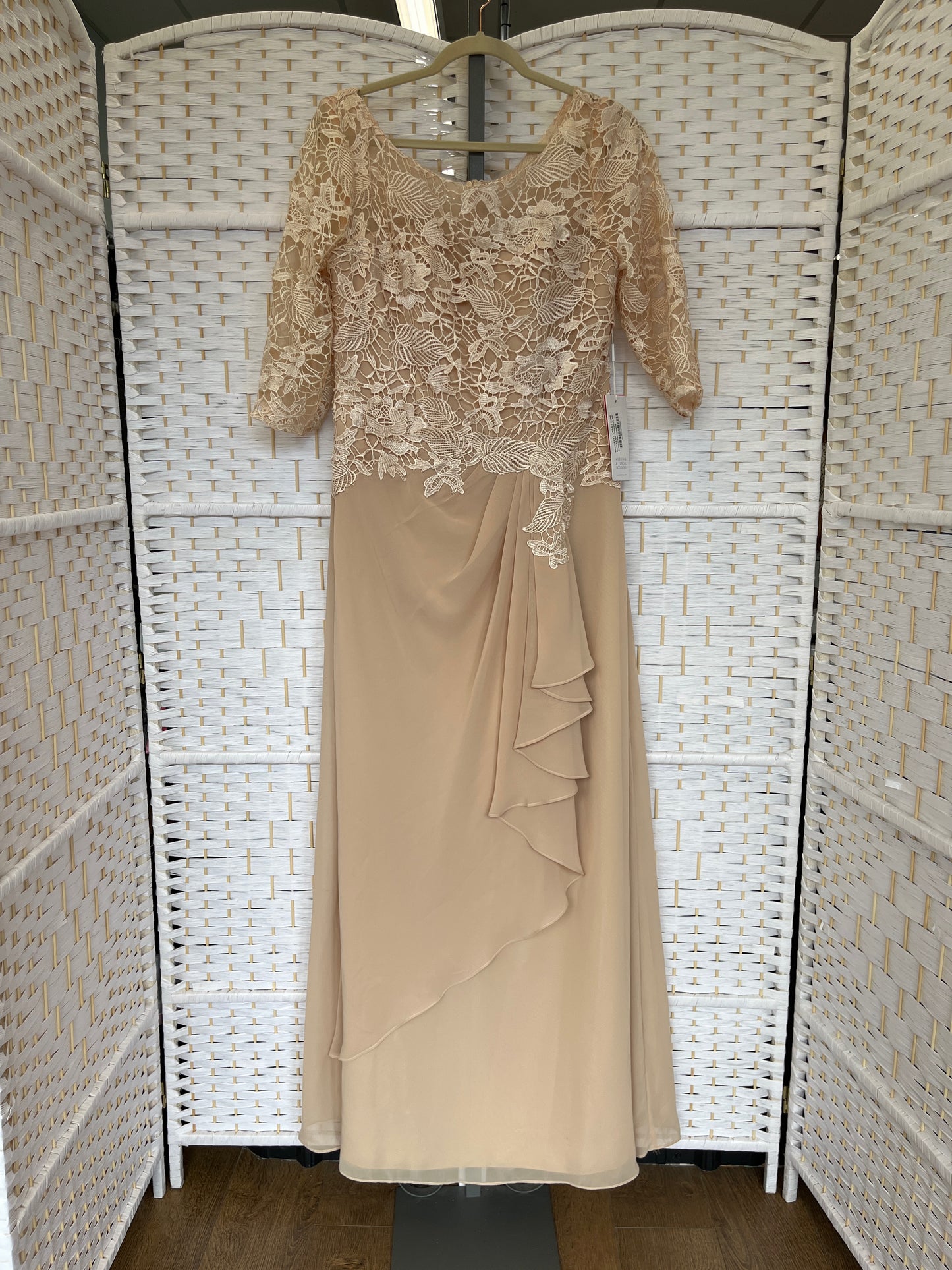 JJ's House Size 12 Cream Gown