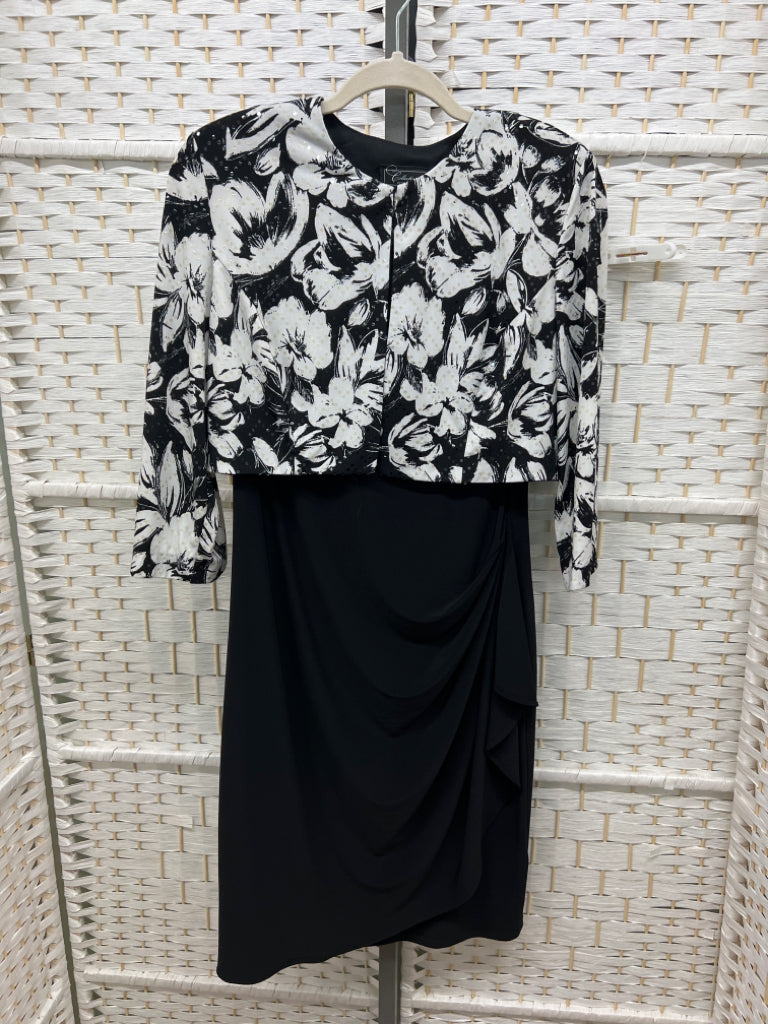 Size 10 Dress Barn Black/White Dress