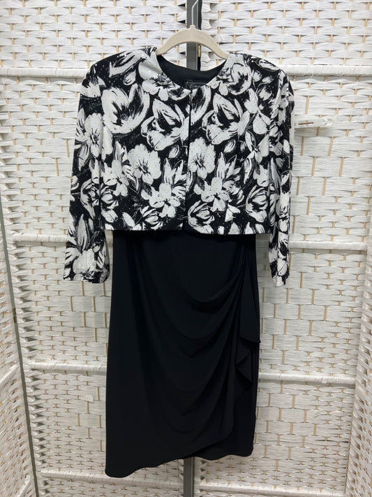 Size 10 Dress Barn Black/White Dress