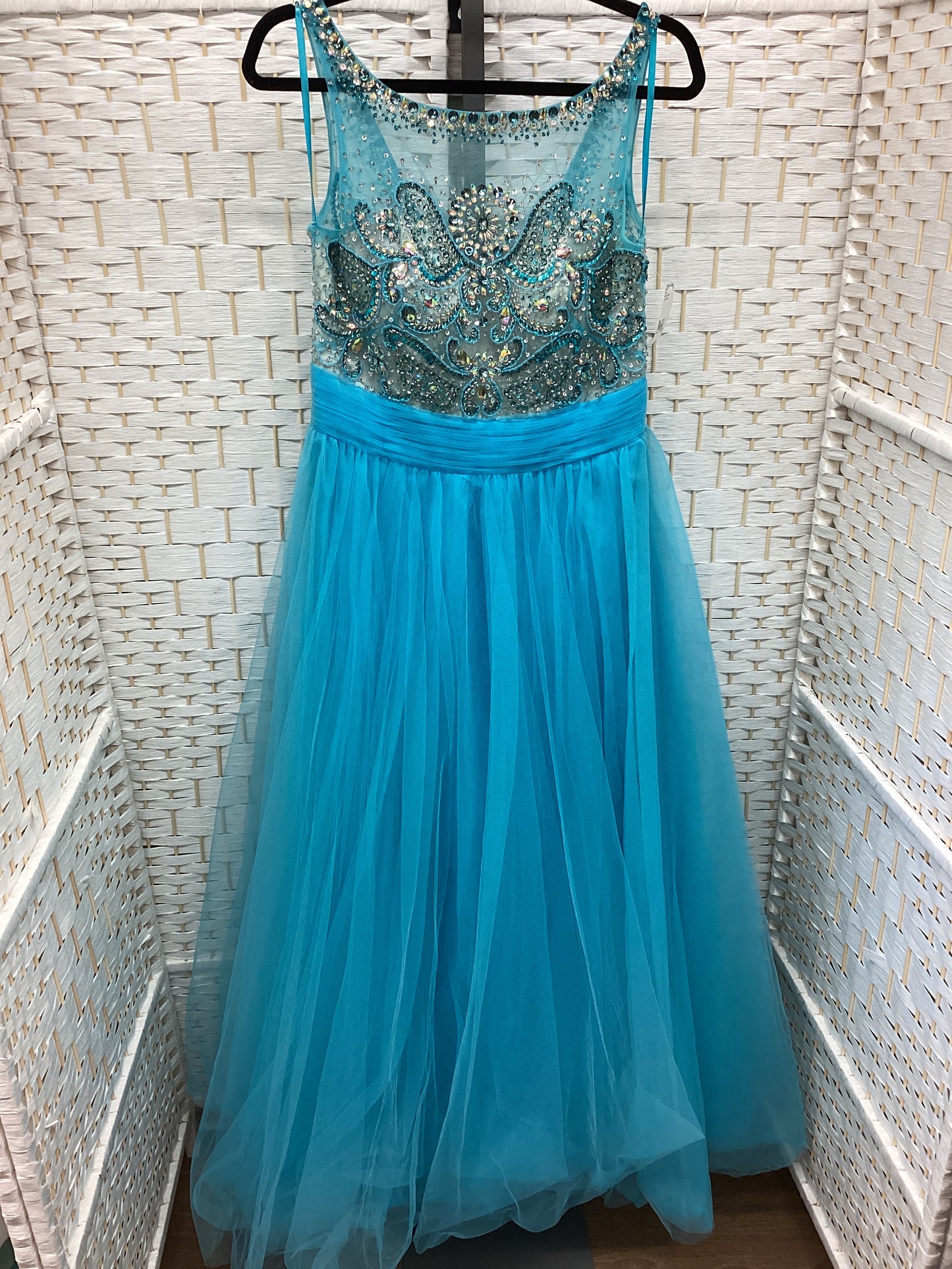 Size 11/12 Dave & Johnny Blue Gown