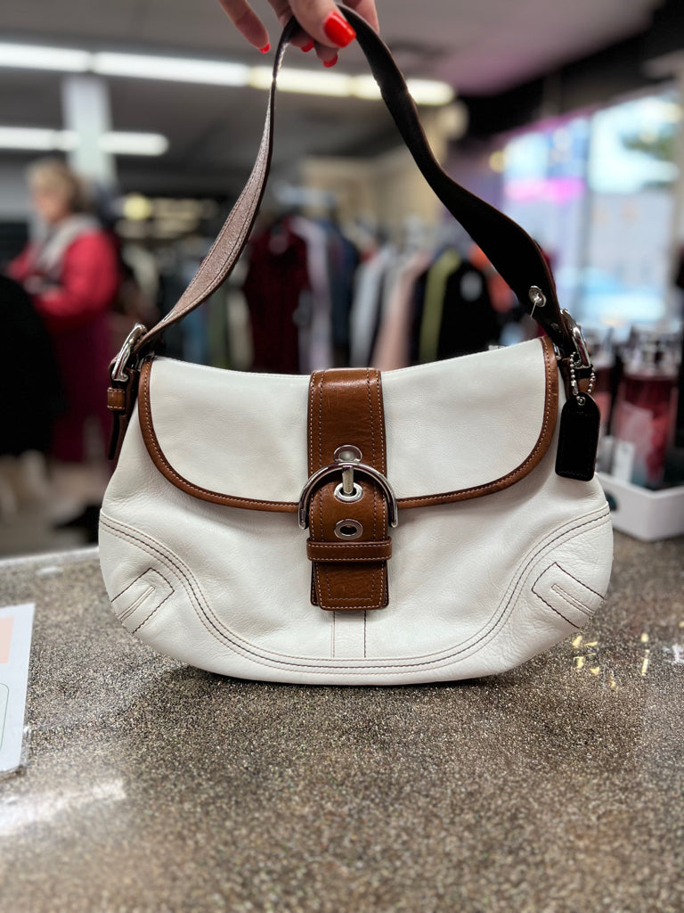 Coach White Purse