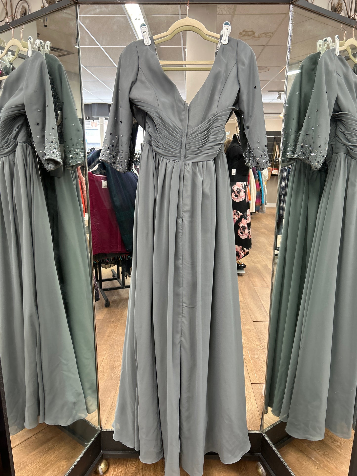 Size 16 Izidress Gray Gown